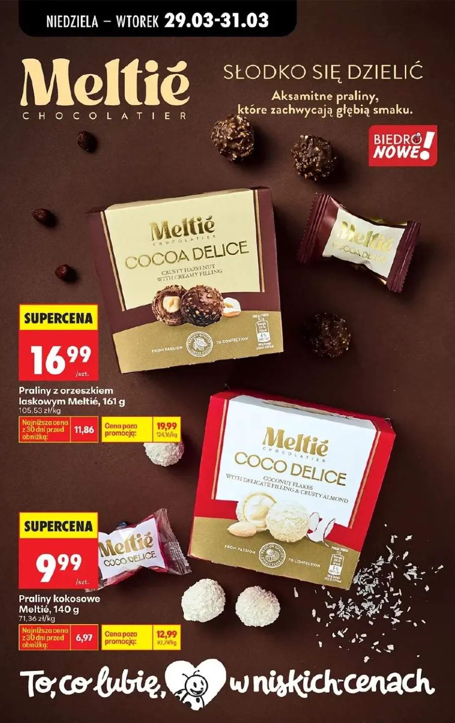 Praliny z orzeszkiem laskowym