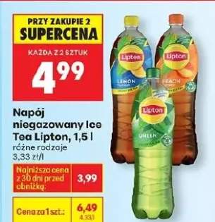 Napój niegazowany Ice Tea Lemon