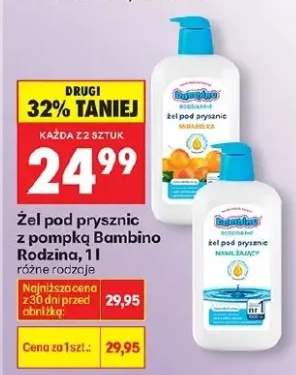 Żel pod prysznic z pompką Rodzina różne rodzaje