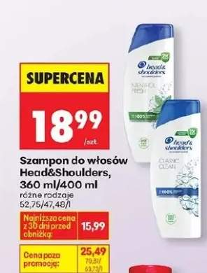 Szampon do włosów Menthol Fresh różne rodzaje