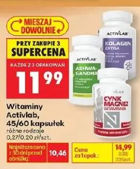 Witaminy kapsułki, różne rodzaje