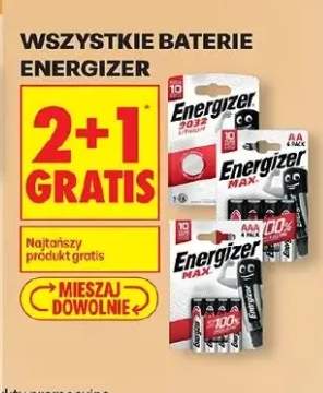 Wszystkie baterie Energizer