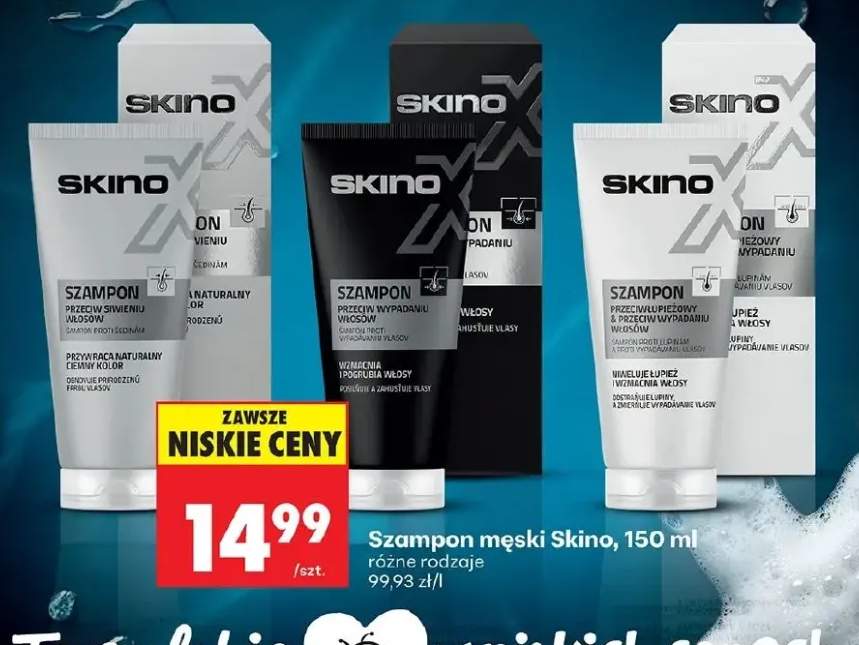 Szampon męski różne rodzaje