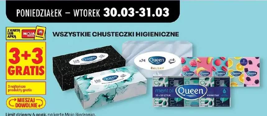 Chusteczki higieniczne
