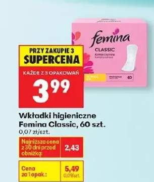 Wkładki higieniczne Classic