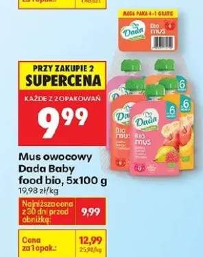 Mus owocowy bio Baby food