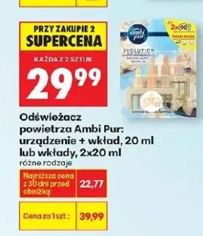 Odświeżacz powietrza urządzenie + wkład 20ml lub wkłady 2x20ml różne rodzaje