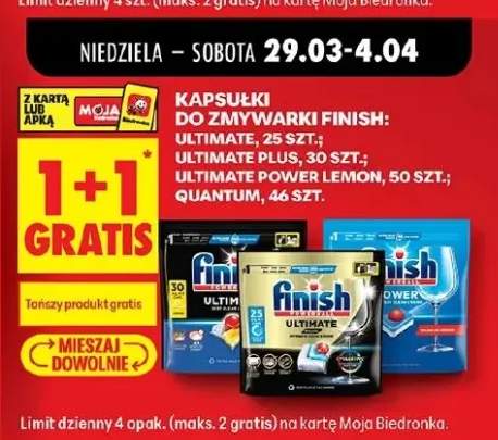 Kapsułki do zmywarki Finish Ultimate