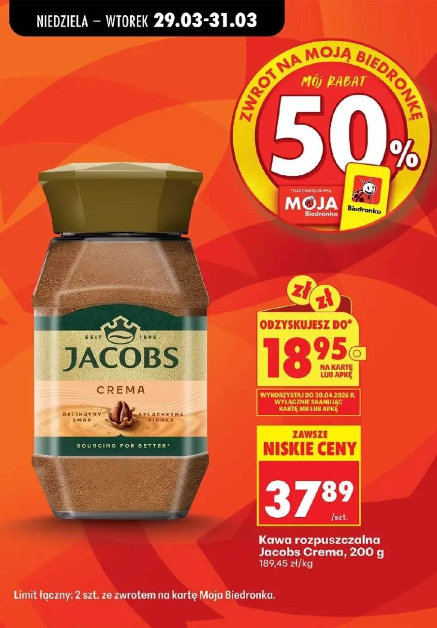 Kawa rozpuszczalna Crema