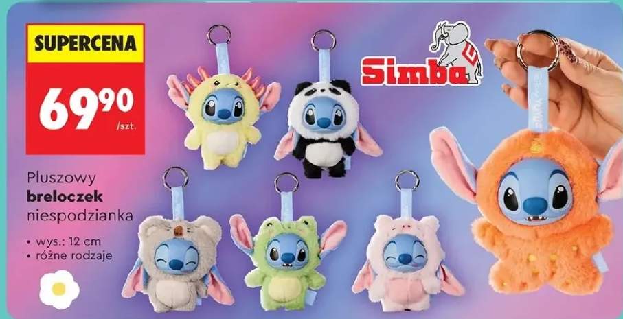 Pluszowy breloczek niespodzianka