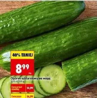 Ogórek szklarniowy na wagę