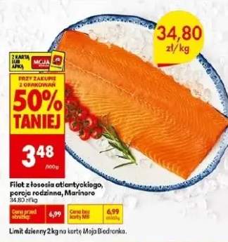 Filet z łososia atlantyckiego, porcja rodzinna