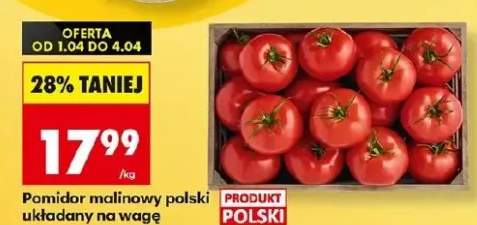 Pomidor malinowy polski układany na wagę