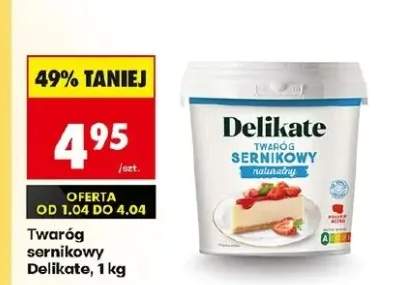 Twaróg sernikowy naturalny