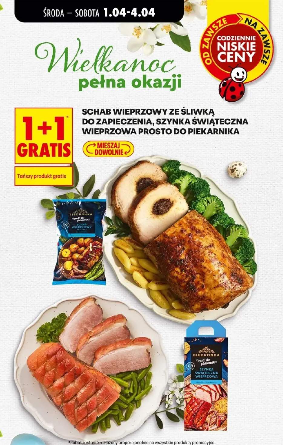 Szynka świąteczna wieprzowa prosto do piekarnika