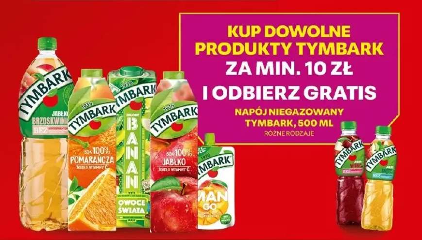 Sok pomarańcza 100% Tymbark