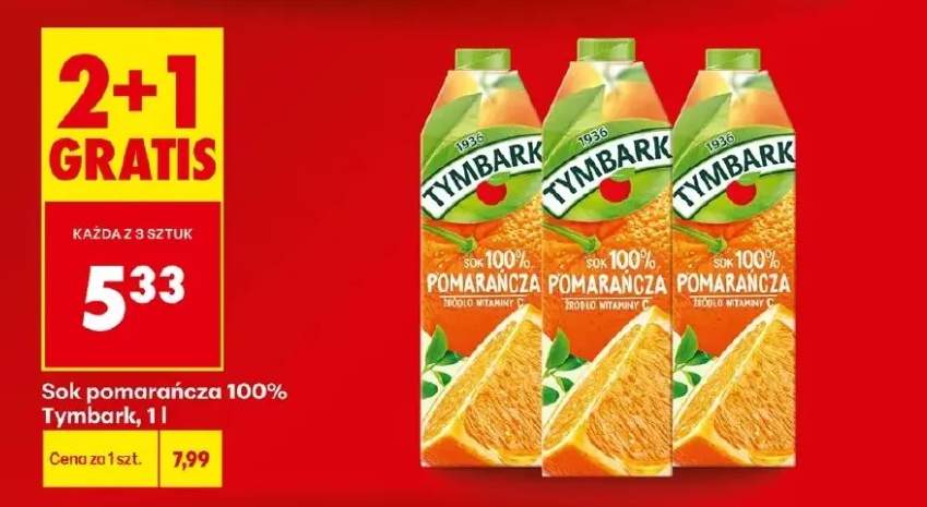 Sok pomarańcza 100%