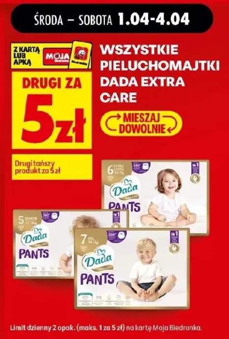 Pieluchomajtki Pants Extra Care Junior rozmiar 5