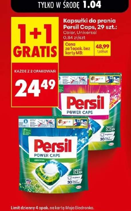 Kapsułki do prania Caps Color