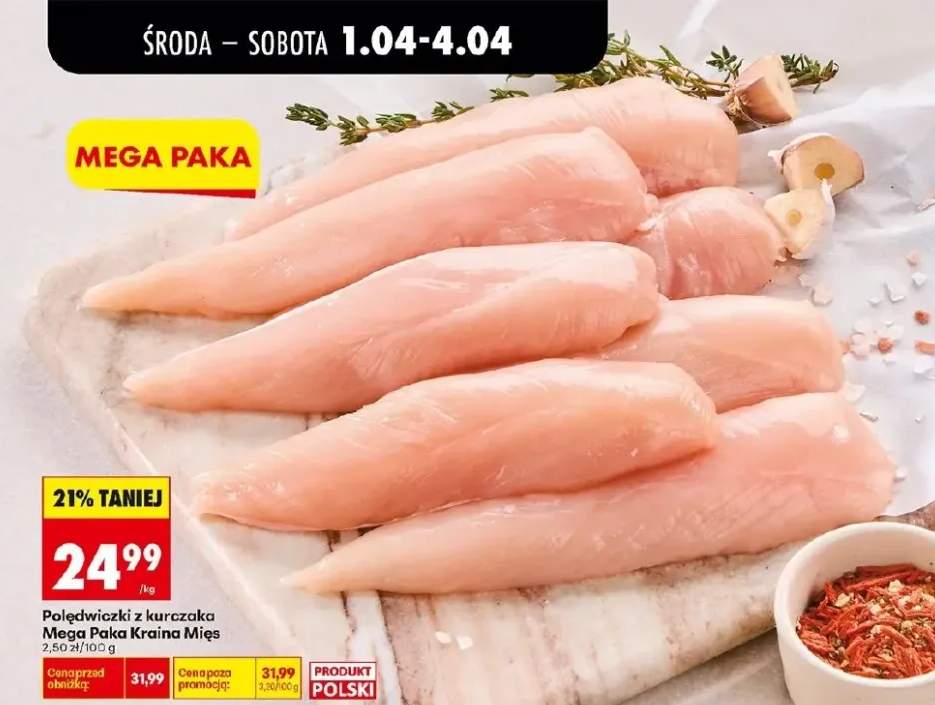 Polędwiczki z kurczaka Mega Paka