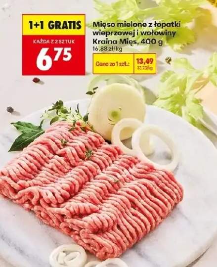 Mięso mielone z łopatki wieprzowej i wołowiny