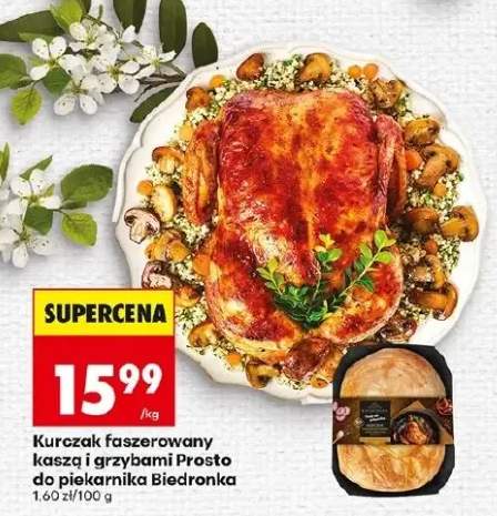 Kurczak faszerowany kaszą i grzybami Prosto do piekarnika