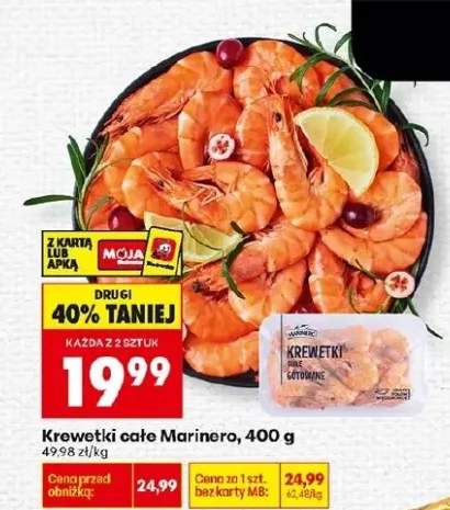 Krewetki całe gotowane Marinero