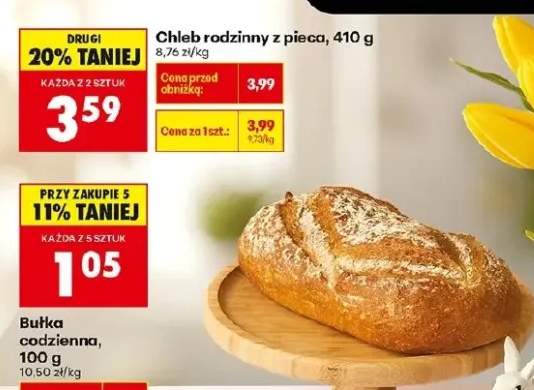 Chleb rodzinny z pieca