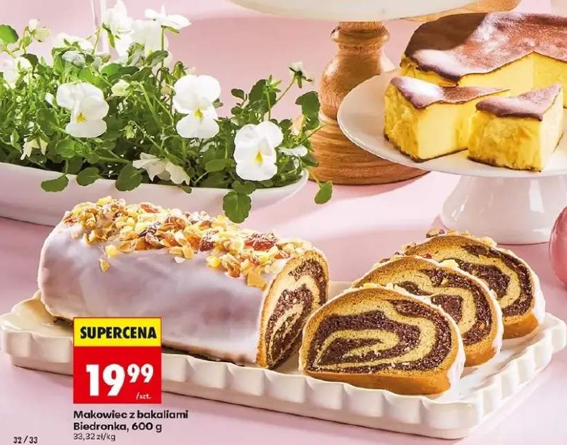 Makowiec z bakaliami