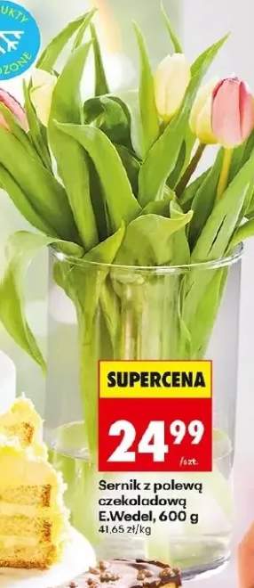 Sernik z polewą czekoladową