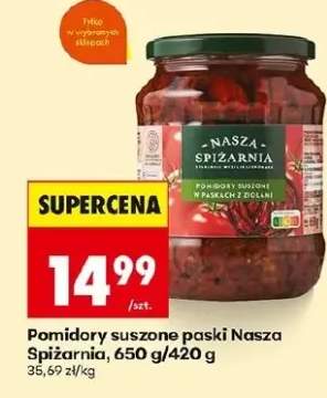Pomidory suszone paski