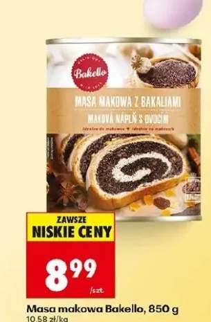 Masa makowa z bakaliami