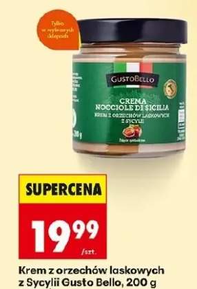 Krem z orzechów laskowych z Sycylii