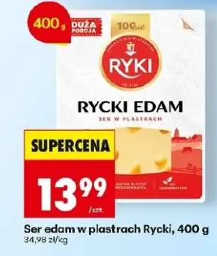 Ser edam w plastrach