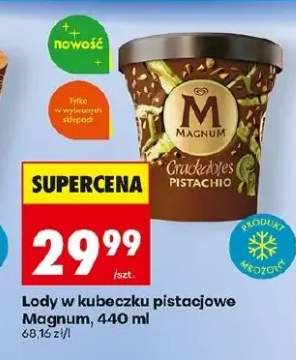 Lody w kubeczku pistacjowe