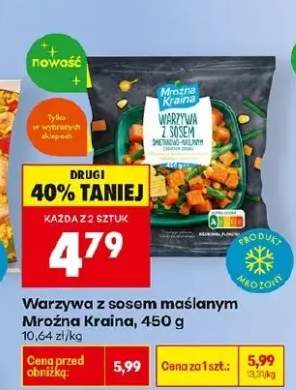 Warzywa z sosem maślanym