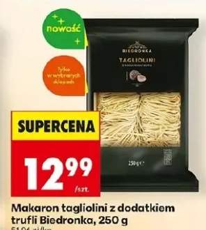 Makaron tagliolini z dodatkiem trufli
