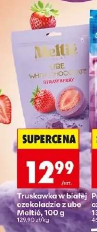 Truskawka w białej czekoladzie z ubite