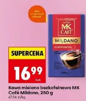 Kawa mielona bezkofeinowa Mildano