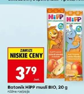 Batonik musli BIO różne rodzaje