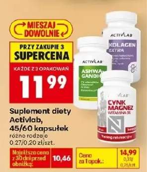 Suplement diety Collagen Extra, różne rodzaje 45/60 kapsułek