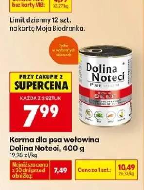 Karma dla psa wołowina