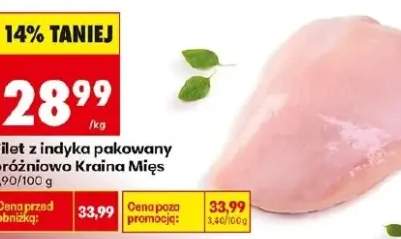 Filet z indyka pakowany próżniowo
