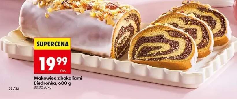 Makowiec z bakaliami