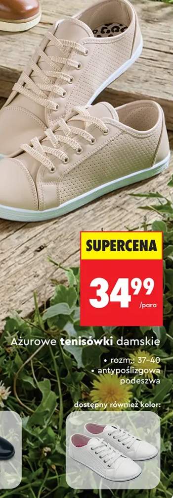 Tenisówki damskie ażurowe
