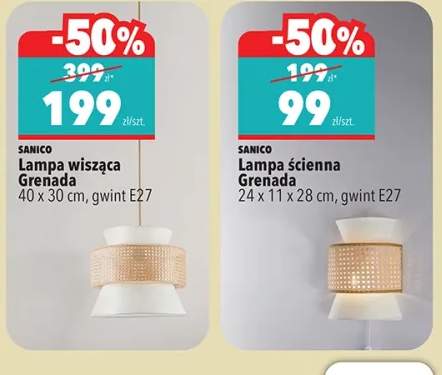 Lampa ścienna 24 x 11 x 28 cm, gwint E27