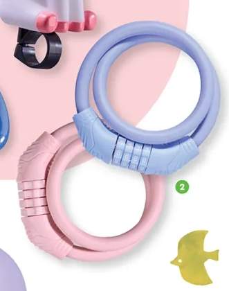 Zapięcie rowerowe 1 m na kod, różne kolory