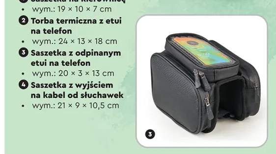 Saszetka z odpinanym etui na telefon