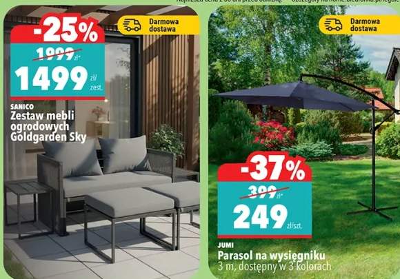 Zestaw mebli ogrodowych Goldgarden Sky