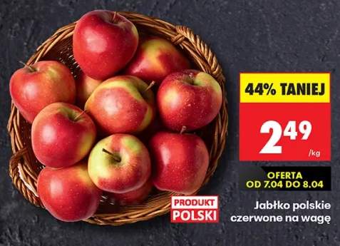 Jabłko polskie czerwone na wagę